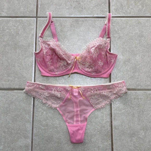 Victoria's Secret Other - Pink VS Lingerie Set